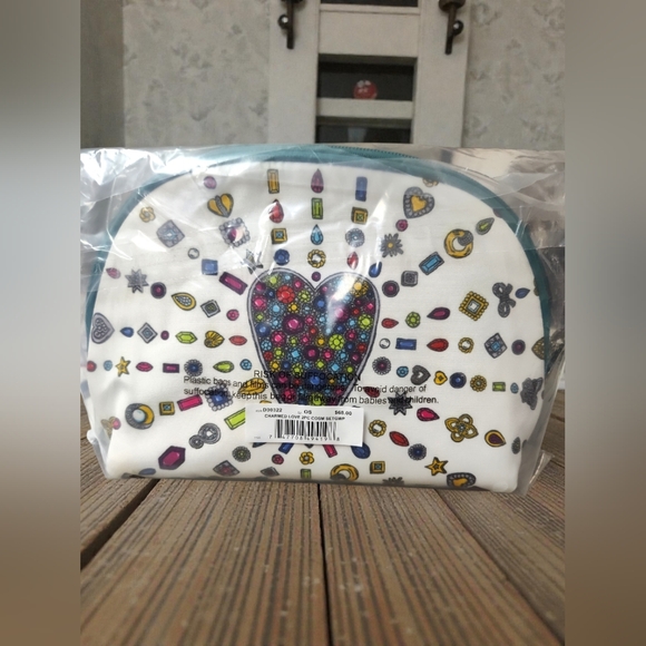 NWT Brighton Multicolor Love Cosmetic Pouch (Set Of 2) - Picture 2 of 3